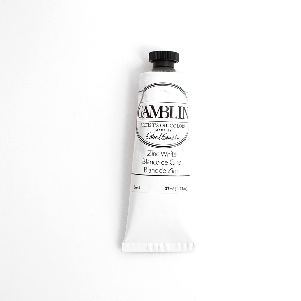 Gamblin, Oil, Art & School, Artist Grade, Paint, 37ml, 45670, Zinc White